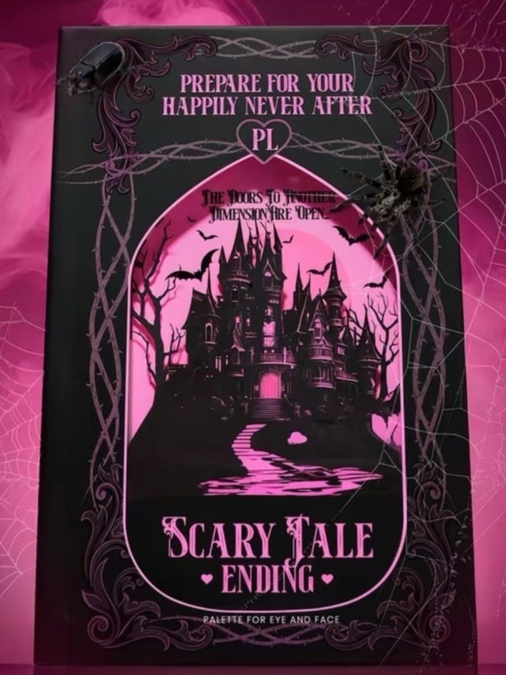 Scary Tale Ending Makeup Palette - Pink & Black